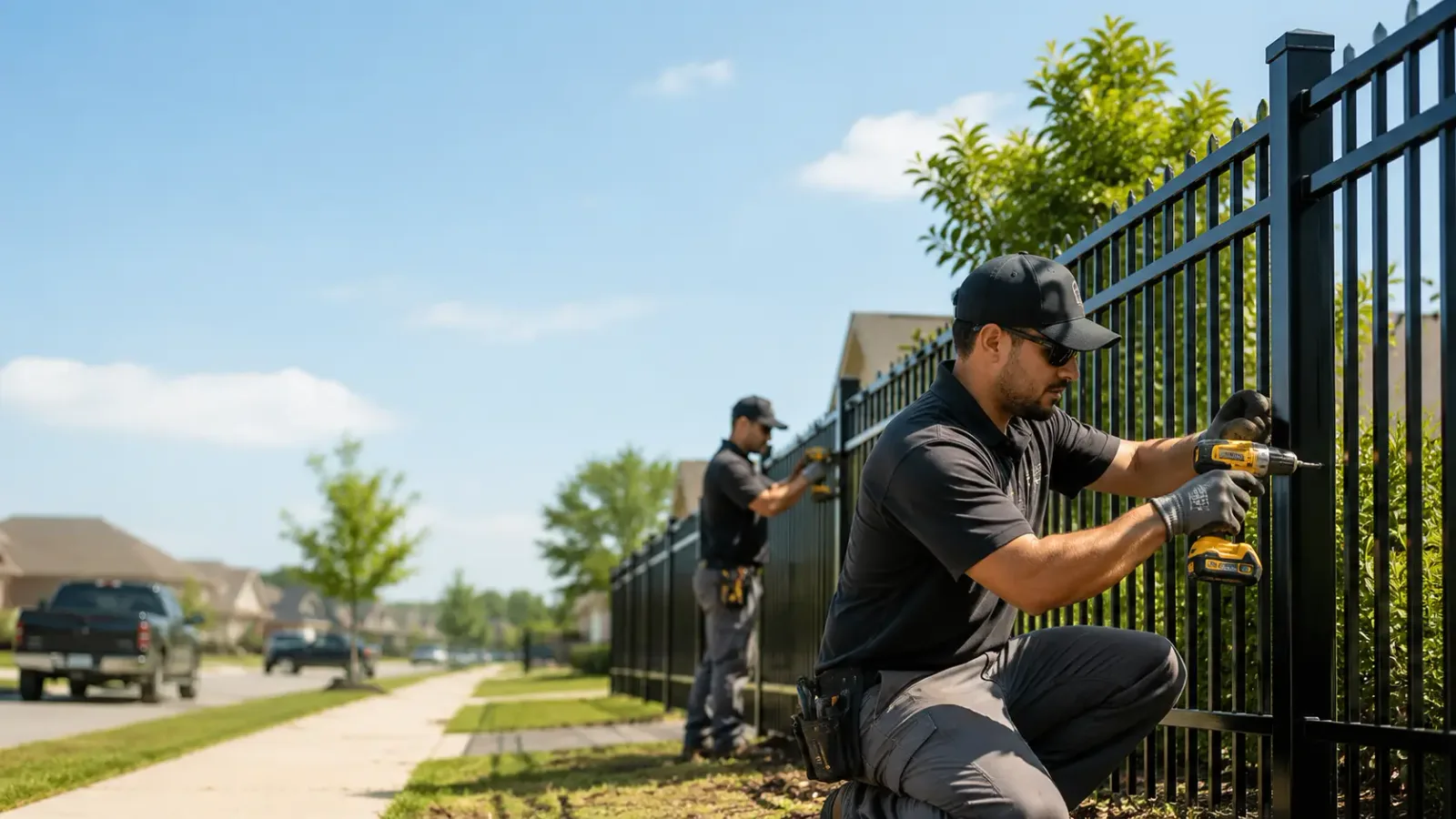 Metal Fence Installation in Kell, IL